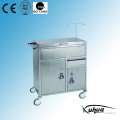 Stainless Steel Hospital Medical Emergency Cart (Q-24)